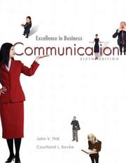 Cover of: Excellence in business communication by Courtland L. Bovée