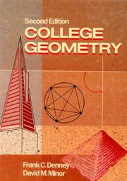 Cover of: College geometry by Frank C. Denney