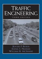 Cover of: Traffic engineering by Roger P. Roess