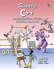 Cover of: Simply C++ by Paul J. Deitel, Harvey M. Deitel, Paul J. Deitel