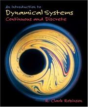 Cover of: An Introduction to Dynamical Systems by R. Clark Robinson, R. Clark Robinson