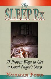 Cover of: The Sleep Rx by Norman Ford, Ford, Norman D.