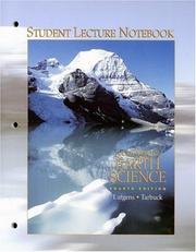 Cover of: Foundations of Earth Science Student Lecture Notebook