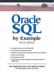 Cover of: Oracle SQL by Example, Third Edition by Alice Rischert