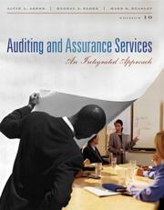 Cover of: Auditing and Assurance Services (10th Edition) (Charles T Horngren Series in Accounting)