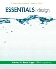 Cover of: Essentials for Design FrontPage 2003, Comprehensive (Essentials for Design)