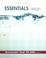 Cover of: Essentials for design