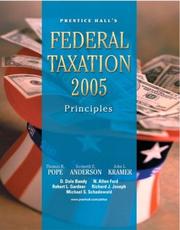 Cover of: PH's Federal Taxation 2005 by Thomas R. Pope, Kenneth E. Anderson, Thomas R. Pope, Kenneth E. Anderson