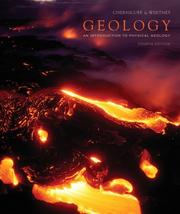 Cover of: Geology: an introduction to physical geology.