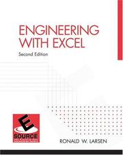 Cover of: Engineering with Excel (2nd Edition) (ESource Series) by Ronald W. Larsen