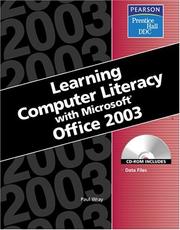 Cover of: Learning Series (DDC): Learning Computer Literacy with Microsoft Office 2003 (DDC Learning Series) by Paul Wray