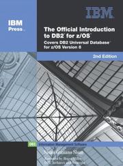 Cover of: The Official Introduction to DB2(R) for z/OS(R) by Susan Graziano Sloan