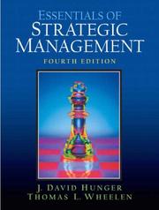 Cover of: Essentials of Strategic Management (4th Edition)