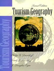 Cover of: Tourism geography by Philip G. Davidoff