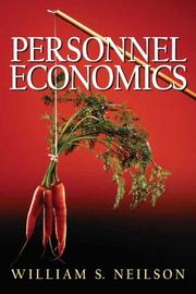 Cover of: Personnel economics by William S. Neilson