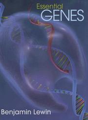 Cover of: Essential Genes by Benjamin Lewin