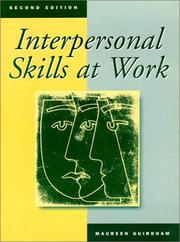 Cover of: Interpersonal skills at work