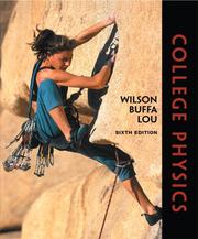 Cover of: College physics. by Jerry D. Wilson