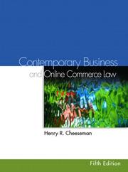 Cover of: Contemporary Business Law and Online Commerce Law (5th Edition)