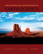 Applications and investigations in earth science by Kenneth G. Pinzke