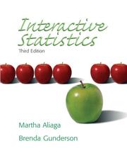 Cover of: Interactive statistics by Martha Aliaga, Martha Aliaga