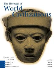 Cover of: Heritage of World Civilizations by William A. Graham, Albert M. Craig, William A. Graham - undifferentiated, Donald M. Kagan, Steven Ozment, Frank M. Turner