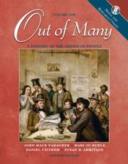 Cover of: Out of Many: A History of the American People, Volume 1, Media and Research Update (4th Edition)