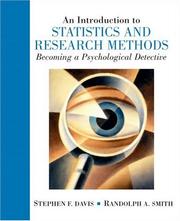 Cover of: Introduction to Statistics and Research Methods: Becoming a Psychological Detective, An