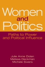 Cover of: Women and Politics: Paths to Power and Political Influence