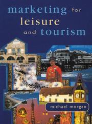 Cover of: Marketing for leisure and tourism