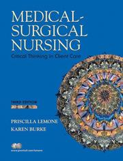 Cover of: Medical-Surgical Nursing: Critical Thinking in Client Care & Medical Surgical Card Pkg.
