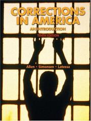 Cover of: Corrections in America (10th Edition)