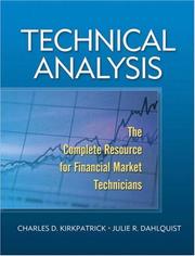 Cover of: Technical Analysis by Charles D. Kirkpatrick, Julie R. Dahlquist