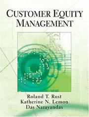 Cover of: Customer Equity Management with Software by Roland T. Rust, Katherine N. Lemon, Das Narayandas
