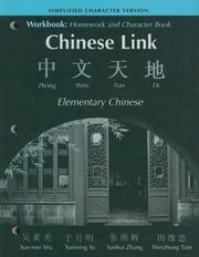 Cover of: Workbook (Accompanies: Chinese Link) by Sue-mei Wu, Yueming Yu, Yanhui Zhang, Weizhong Tian