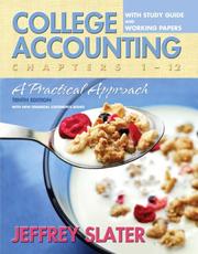 College Accounting by Jeffrey Slater