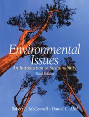 Cover of: Environmental Issues: An Introduction to Sustainability (3rd Edition)