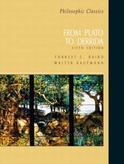 Cover of: Philosophic Classics by Forrest E. Baird, Walter Kaufmann (undifferentiated)