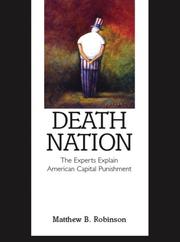 Cover of: Death Nation | Matthew B. Robinson