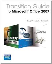 Cover of: Transition Guide to Microsoft Office 2007