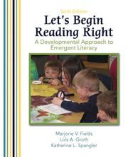 Cover of: Let's Begin Reading Right by Marjorie Vannoy Fields, Lois Groth, Katherine Spangler