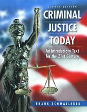 Cover of: Criminal Justice Today & Evaluating Online Resources Package (8th Edition)