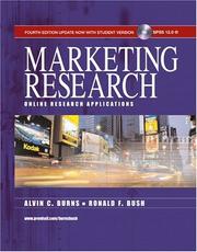 Front cover of Marketing Research by Alvin C. Burns