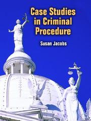 Cover of: Case Studies in Criminal Procedure by Susan Jacobs