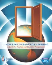 Cover of: Universal Design for Learning (CEC)