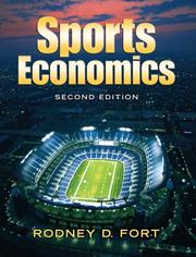 Cover of: Sports economics by Rodney D. Fort