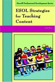 Cover of: ESOL Strategies for Teaching Content (Merrill Professional Development Series)