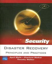 Cover of: Disaster Recovery by April Wells, Charlyne Walker, Timothy Walker, David Abarca, April Wells, Charlyne Walker, Timothy Walker, David Abarca