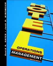 Cover of: Hotel operations management