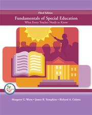 Cover of: Fundamentals of Special Education by Margaret G. Werts, Richard A. Culatta, James R. Tompkins